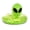 Green Gold, variant on POZA Purple Gold Alien Pool Float - Heavy Duty Vinyl Design