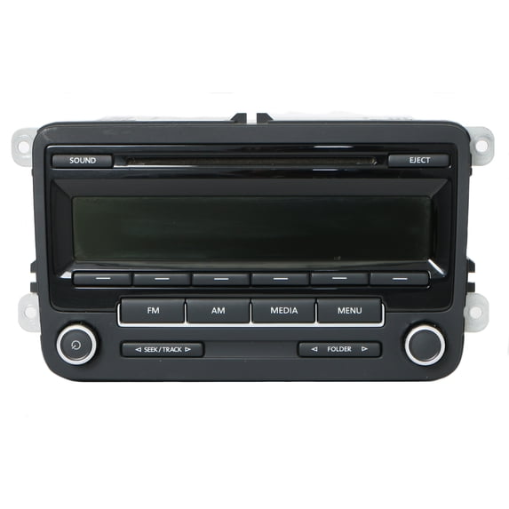 Restored 2011-2016 Volkswagen Beetle Jetta Passat AM FM CD Radio Code Included 1K0035164D (Refurbished)