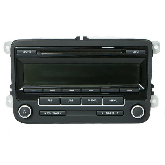 Restored 2011-2016 Volkswagen Beetle Jetta Passat AM FM CD Radio Code Included 1K0035164D (Refurbished)