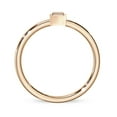 thumbnail image 4 of AFFY Solitaire Stackable Engagement Ring for Women, 1/10 Carat (ctw) Baguette Cut Lab Grown Diamond Promise Ring In 10K Solid Rose Gold F-G, VS-SI Quality (0.10 ctw) Ring Size-4, 4 of 6