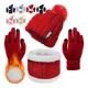 thumbnail image 1 of 3en1 Gorro Bufanda Guantes Cuello Invierno Para Frío Mujer, 1 of 6