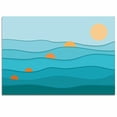 thumbnail image 4 of Idea4wall 6pcs Nordic Style Peel and Stick Wallpaper Removable Wall Murals Large Wall Stickers for Home Decoration, 100"x24", 4 of 5