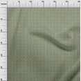 thumbnail image 3 of oneOone Cotton Silk Light Blue Fabric Retro Map Craft Projects Decor Fabric Printed By The Yard 42 Inch Wide, 3 of 5