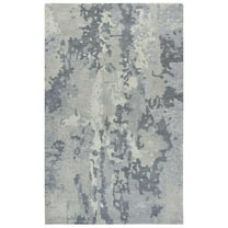 Alora Decor Flare 10' x 13' Abstract Grey/Dk Grey Hand-Tufted Area Rug