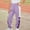 Purple, variant on Girls Casual Pull On Cotton Pants Elastic Waist Straight Leg Gray for Big Girls,Size 12 T