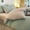 Matcha Khaki, variant on Uutvery 4-Piece Bedding Set, Soft Washed Polyester, Reversible Design, Charcoal Cheese, Includes Duvet Cover Flat Sheet and 2 Pillowcases, Queen Size Set