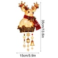 thumbnail image 3 of Winter Glow Reindeer Icicle Light Decor Christmas Decor, LED Reindeer Design Christmas Outdoor Decorations, Waterproof Hanging Christmas Lights for Porch, Yard, 3 of 7