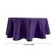 thumbnail image 3 of Mantel Redondo de 48" | Fibra de Poliéster | Hogar, Bares, Restaurantes | 9 Colores | Nylon/Spandex | Morado | 1 Unidad | Ideal para Mesas Redondas, 3 of 6