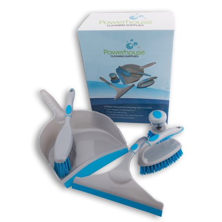 Sinkware Set - Scrub Brush Set 5 Piece Household Cleaning Supplies: Stiff Bristle Brushes,Carpet Kitchen,Bathroom.Clean the Bathtub Shower Sinkware Dishes Water Bottle Scrubbing Grout Tile Remove Urine Pet Stains