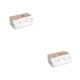 thumbnail image 3 of Ounissouiy Tissues Storage BoxNapkin Holder Case Multi-functional Tabletop Handkerchief Toilet Business Dispenser Household 2piezas, 3 of 6
