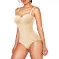 thumbnail image 2 of High-quality Backless Body Shaper For Women Push Up Bra Low Back Thong Bodysuit, 2 of 2