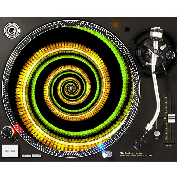 KuzmarK™ 12" DJ Turntable Slipmat - Wheat Cream