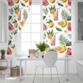 thumbnail image 5 of Fsddascl Summer Blackout Curtains for Bedroom/Living Room, Thermal Insulated Kitchen Curtains, Watermelon Starfish Ice Cream Starfish Lemon Grommet Darkening Window Treatment Drapes 42"x63"x2, 5 of 6