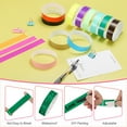 thumbnail image 3 of Uxcell Paper Wristbands for Events Party Wrist Bands Colored Waterproof Concert Identification Wristbands Hand Bands Green, 3 of 7