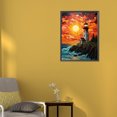 thumbnail image 2 of (A3419) Serie Paisaje Faro Costero Lleno Diamantes Resina 30x40CM, 2 of 9