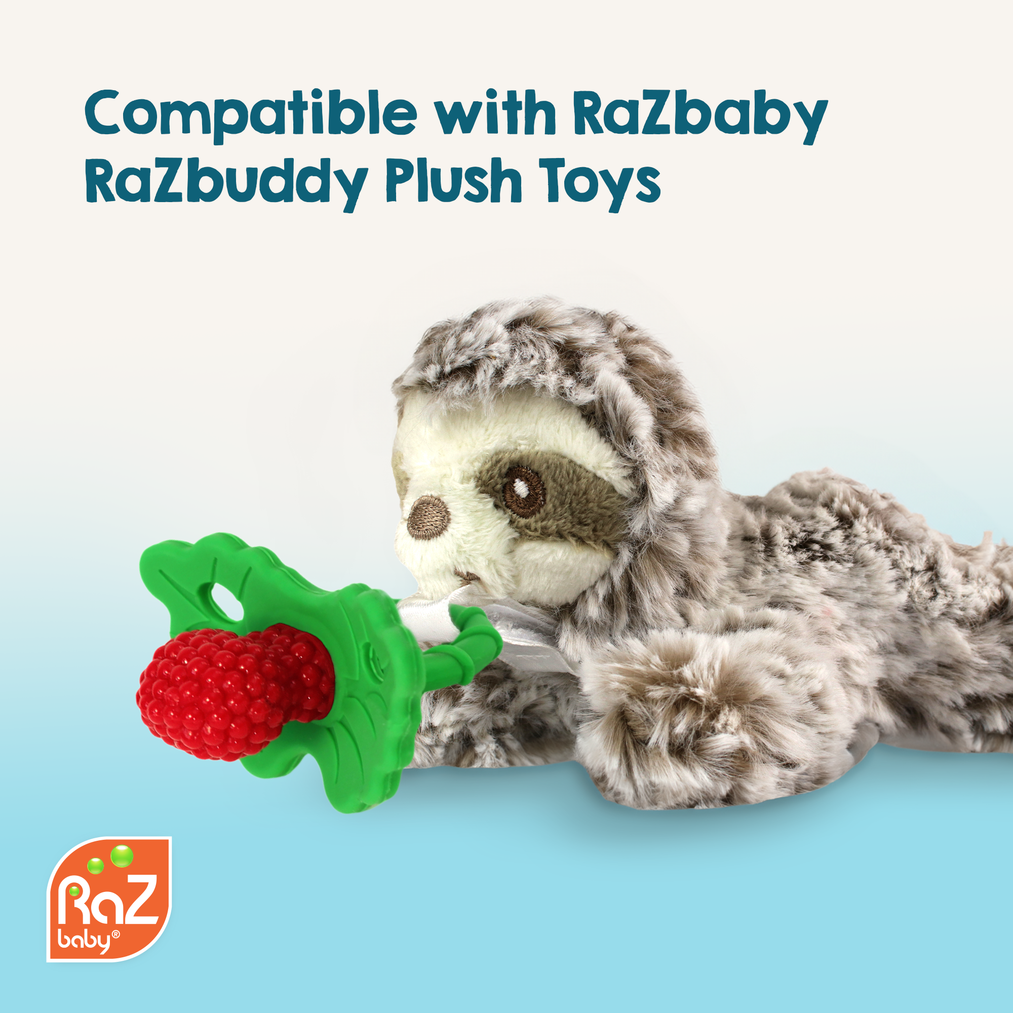RaZbaby RaZberry Teether 2-Pack Red/Blue photo 8