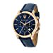 thumbnail image 3 of Maserati R8871618013- Epoca Chronograph Blue Dial Leather Strap Quartz 100M Men Watch, Black, 3 of 10