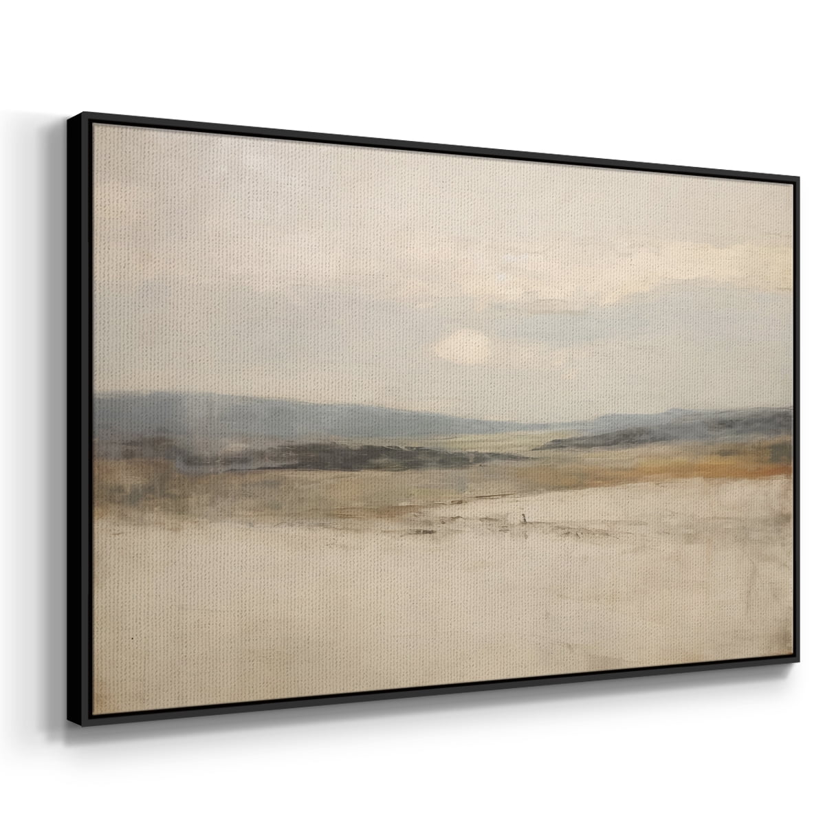 Vintage Landscape-X By Wexford Home Framed in Black Wood Gallery Wrapped Canvas 27 in. x 41 in.