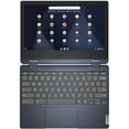 thumbnail image 6 of Lenovo Flex 3 2-in-1 Convertible Chromebook 11.6" HD IPS Touchscreen, Intel Celeron N4020 Processor, 4GB DDR4, 64GB eMMC, Wi-Fi, Bluetooth, USB-C, Webcam, 2.7LBS, 0.8" Thin Blue and AIEC SD Card, 6 of 12