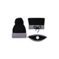 thumbnail image 2 of 3 Pieces Set Women\'s Knitted Hat Scarf Caps Neck Warmer Winter Hat For Ladies Girls Skullies, 2 of 6