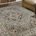 thumbnail image 5 of Superior Glendale Oriental Medallion Indoor Area Rug, 4'x6', Gray, 5 of 5