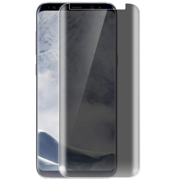 Tempered Glass Privacy Screen Protector for Samsung Galaxy S9 Plus - Curved Anti-Spy Anti-Peep 3D Edge Case Friendly