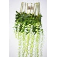 thumbnail image 7 of Sinhoon 12 Pack 1 Piece 3.6 Feet Artificial Fake Wisteria Vine Ratta Hanging Garland Silk Flowers String Home Party Wedding Decor (Green), 7 of 7