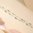 thumbnail image 3 of L.Karden Pulsera de plata para joyería de mujer,Pulsera de plata de ley S925 Pulseras de la amistad Pulseras lindas de estrellas para niñas,Regalo para mamá,Regalo para el día de la madre..., 3 of 5