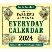 The 2024 Old Farmer's Almanac Everyday Calendar (Paperback)