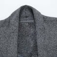 thumbnail image 6 of Rrxhxhs Mens Cardigan Solid Color Open Front Long Sleeve Warm Casual Knitted Sweater Cover Up with Pockets, 6 of 8