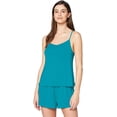 thumbnail image 1 of eloria Women's Tank Crop Tops Bustier Bra Vest Camisole Shorts Crop Top Bralette Blouse Top Pyjama Set for Womens, 1 of 2