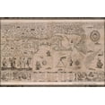 thumbnail image 1 of 24"x36" Gallery Poster, New France Map (samuel de Champlain, 1612). A more precise map was drawn by Champlain in 1632, 1 of 1