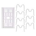 thumbnail image 2 of Pot Pan Organizer, Expandable Stainless Steel Pot Lid Organizer  for Chopping Boards White, 2 of 7