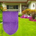 thumbnail image 4 of Zufioo Glitter Purple Print Garden Decoration Flags, Sun-resistant and Wrinkle-resistant Flags, Balcony, Terrace, Garden Decorations, Home Decorations-One Size, 4 of 7