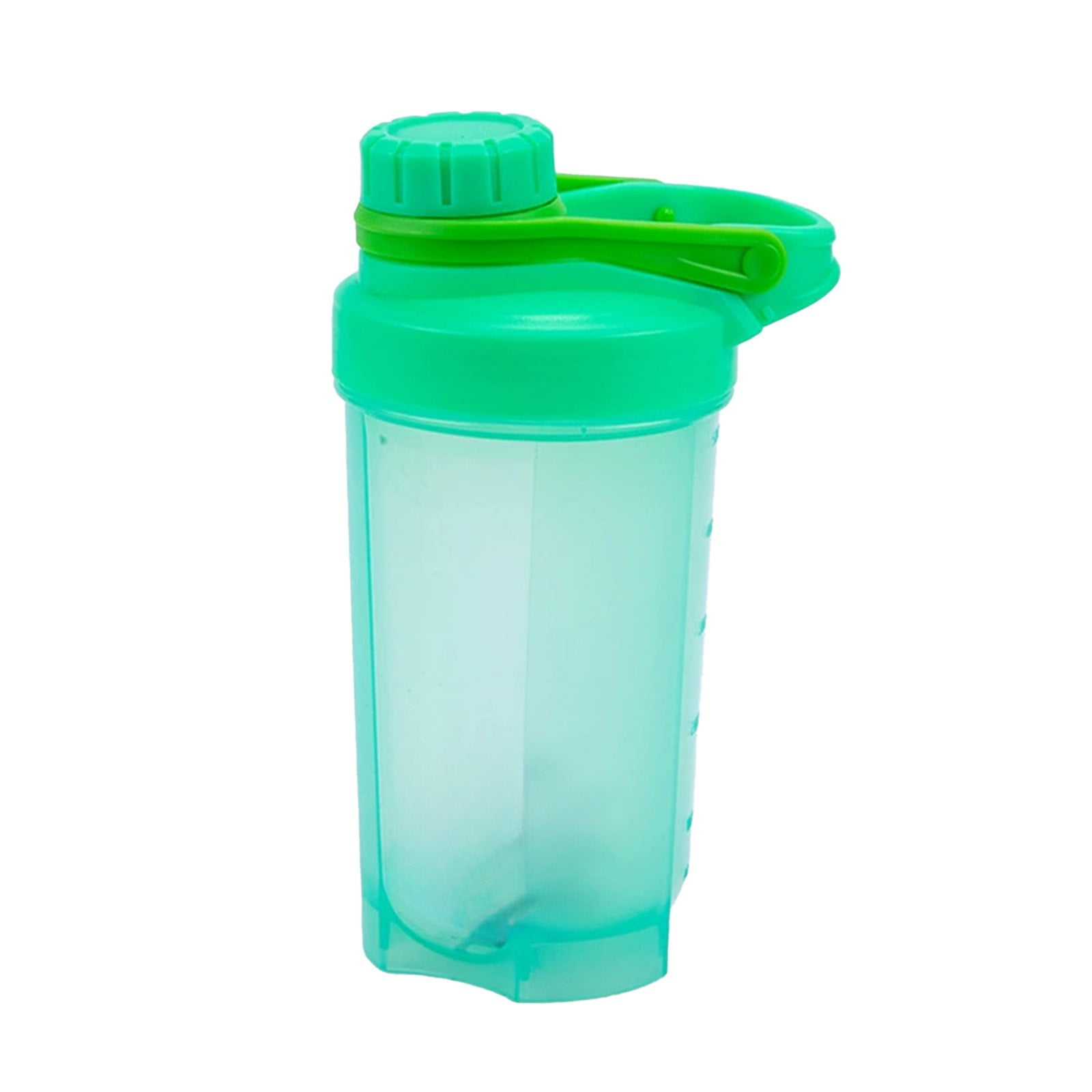 W-898 Green Portable Protein Mixing Cup 500Ml With Graduations For Fitness Sports Activity