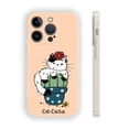 thumbnail image 1 of Único a la moda: Funda para teléfono plateada multicolor con diseño de imagen divertida y mate de doble capa para iPhone 15 Pro Max 14 13 12 Pro 11, 1 of 4