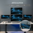 thumbnail image 6 of VIVO Steel Quad Monitor Desk Mount Adjustable 3 + 1 Stand | 4 Screens up to 32", 6 of 8