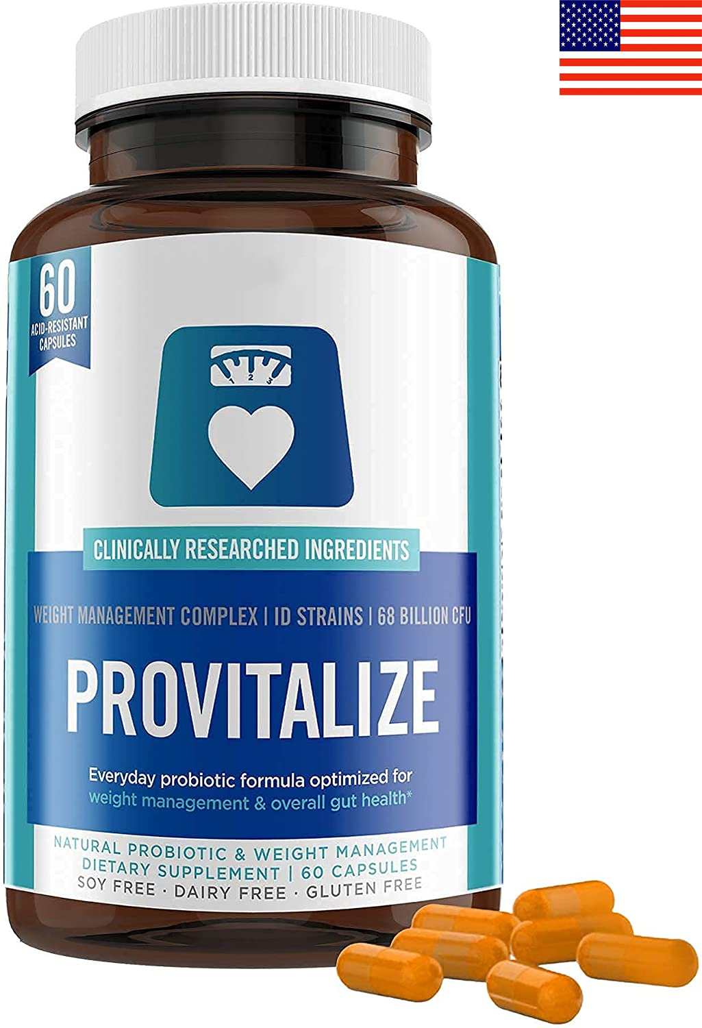 Original Provitalize Natural Menopause Probiotics for Weight Gain