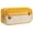 8#Yellow, variant on Large Capacity Pencil Case, Portable Pencil Pouch, Multi Compartment Stationery Bag, Transparent Window Pen Holder, Storage Organizer Bag for Daily Office Supplies Arrangement, Travel Storage