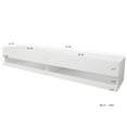 thumbnail image 4 of 70" LED Floating TV Cabinet, Wall Mounted Modern TV Stand for 80 Inch TV, Living Room Bedroom Media Furniture Under TV Console, White, 4 of 9