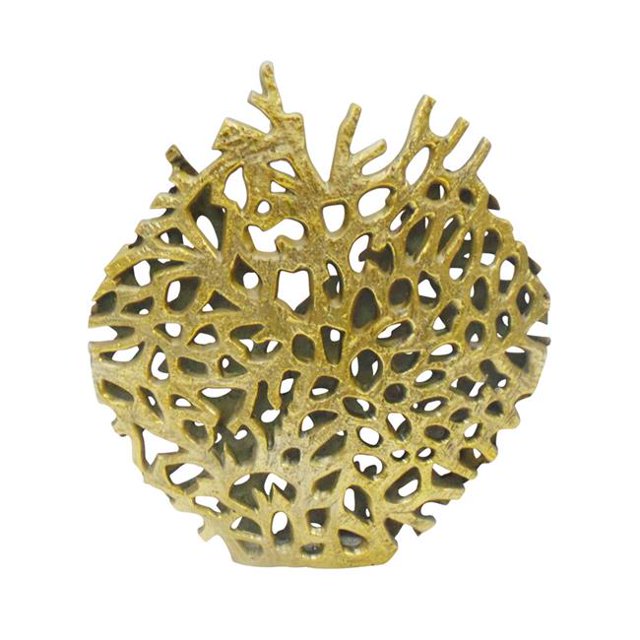 Benzara Beau Corail en Métal, Vases en Or