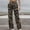 Camouflage, variant on Qulqfy Womens Cargo Pants Camouflage Straight-Leg Pants Hiking Pants Hunting Trousers for Women L