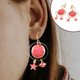 thumbnail image 4 of Qarigey Paquete de 2 aretes de cielo Clips de orejas de servicio prolongado Colores surtidos Moda exquisita Belleza misteriosa Diseño único Perno de Ropa, zapatos y accesorios Miscelánea pinza rosa, 4 of 6