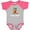 Baseball Heather and Hot Pink, variant on Skateboard Future Skater Boys Baby Bodysuit