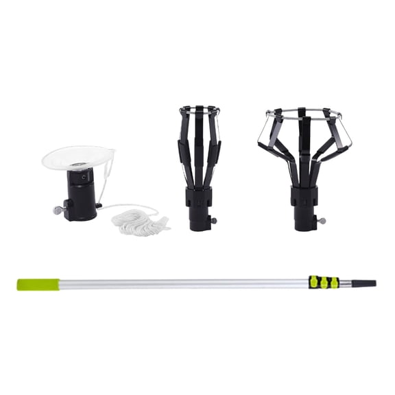 Quick Install Extendable Bulb Changer Tool For Easy Bulb Replacement Up To 3 Metres Lacking Additional Equipment