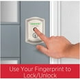 thumbnail image 2 of Kwikset 959TRLFPRT Halo Traditional SmartKey Electronic Fingerprint Keyless Entry WiFi Enabled Deadbolt Satin Nickel Door Hardware Deadbolts Keyless, 2 of 7