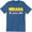 Blue, variant on Indiana The Hoosier State Fashion Souvenir Hometown Arched City Men's T-Shirt