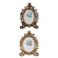thumbnail image 1 of GUOOL 2 Pcs Cadre Photo Antique Support Photo Déco Cadres Photo Ovales Décoration, 1 of 8