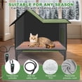 thumbnail image 2 of Casa para Gatos Calefaccionada GOLOPET con Aislamiento Impermeable, 2 of 9