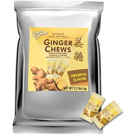 Prince Of Peace 100% Natural Ginger Candy (Chews), 2.2Lb/1Kg